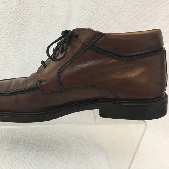 Mezlan Barletta Brown Leather Split Apron Toe Ankle Boots Mens 7 M Dress Casual main image 7